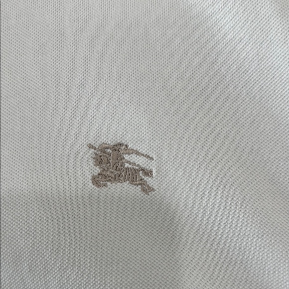 Burberry White Polo Shirt Classic Design - Picture 4 of 6